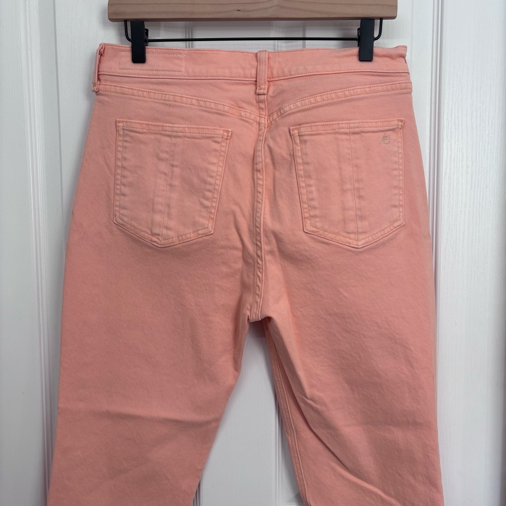 Peach High Rise Skinny Jeans | rag & bone Size 29 - Picture 10 of 12